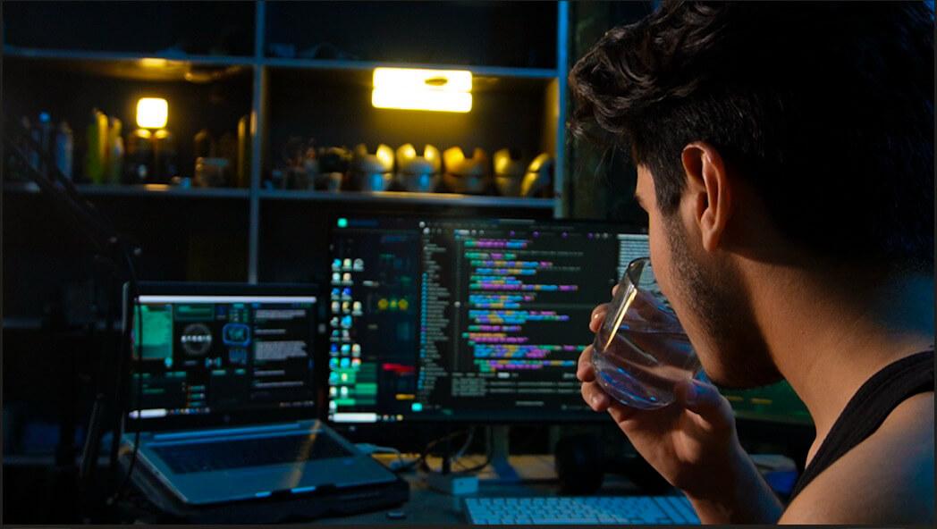 Inventor Usman working on Stonic AI